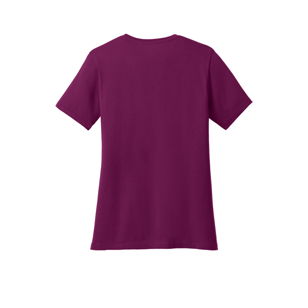 Port & Company® 100% Cotton Ladies' V-Neck Tee