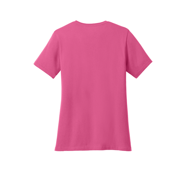Port & Company® 100% Cotton Ladies' V-Neck Tee