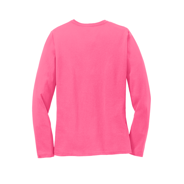 Port & Company® 100% Cotton Long Sleeve Ladies' Tee