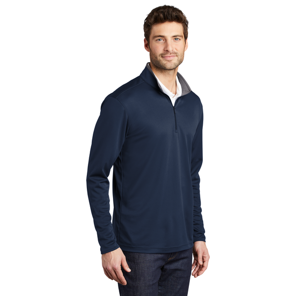 Port Authority® Silk Touch™ Performance Polyester Men's 1/4 Zip