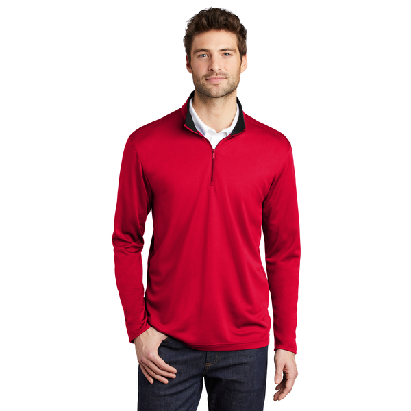 Port Authority® Silk Touch™ Performance Polyester Men's 1/4 Zip