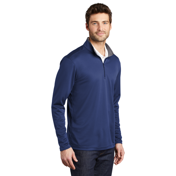 Port Authority® Silk Touch™ Performance Polyester Men's 1/4 Zip