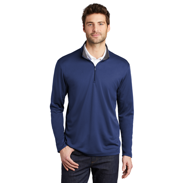 Port Authority® Silk Touch™ Performance Polyester Men's 1/4 Zip