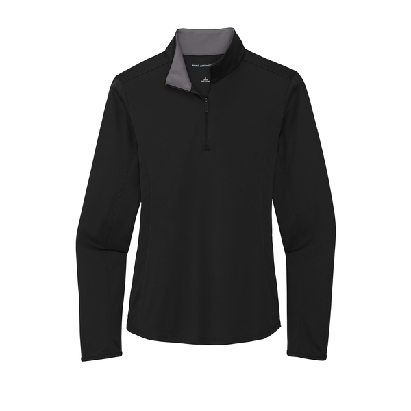 Port Authority® Silk Touch™ Performance Polyester Ladies' 1/4 Zip