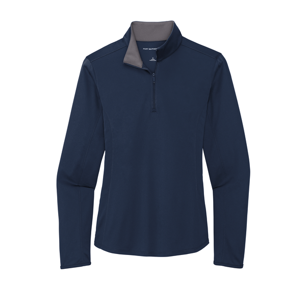 Port Authority® Silk Touch™ Performance Polyester Ladies' 1/4 Zip