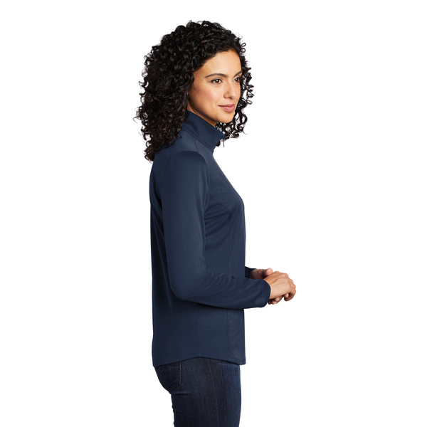 Port Authority® Silk Touch™ Performance Polyester Ladies' 1/4 Zip