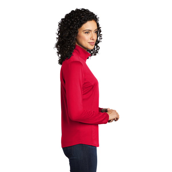 Port Authority® Silk Touch™ Performance Polyester Ladies' 1/4 Zip