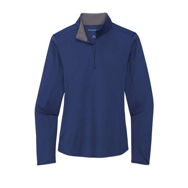Port Authority® Silk Touch™ Performance Polyester Ladies' 1/4 Zip