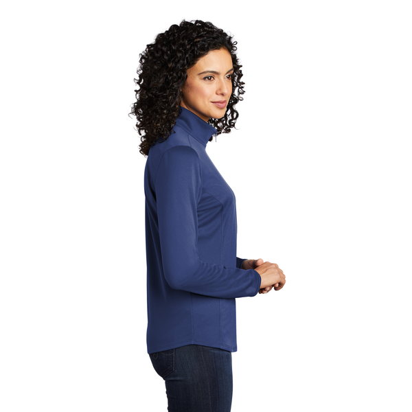 Port Authority® Silk Touch™ Performance Polyester Ladies' 1/4 Zip