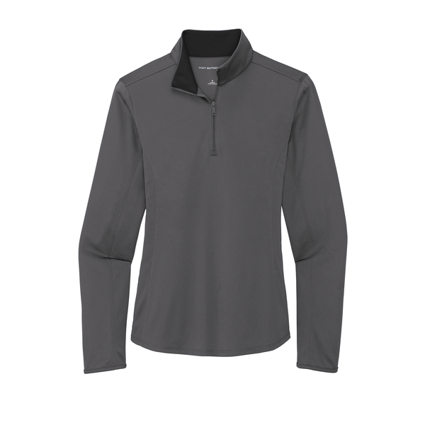 Port Authority® Silk Touch™ Performance Polyester Ladies' 1/4 Zip