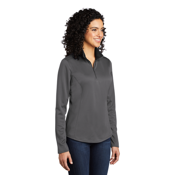 Port Authority® Silk Touch™ Performance Polyester Ladies' 1/4 Zip
