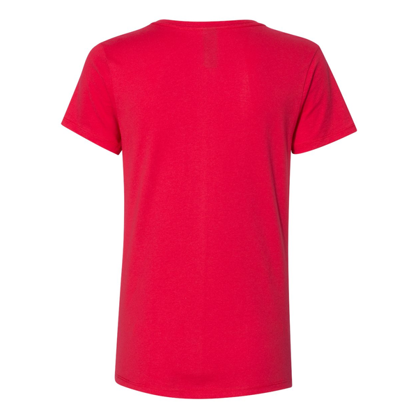 Hanes Nano-T® Ringspun Cotton Ladies' V Neck Tee