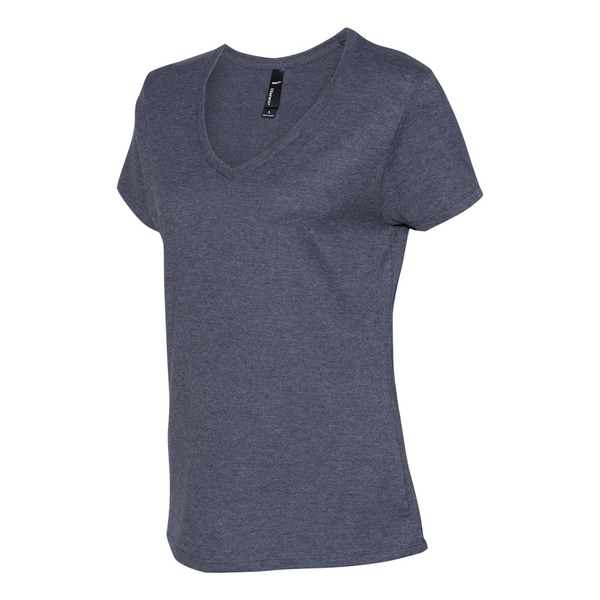 Hanes Nano-T® Ringspun Cotton Ladies' V Neck Tee