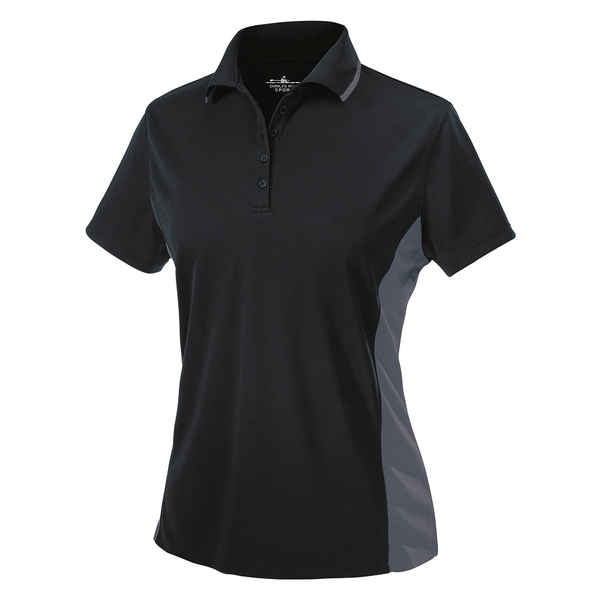 Charles River® Color Blocked Piqué Ladies' Wicking Polo