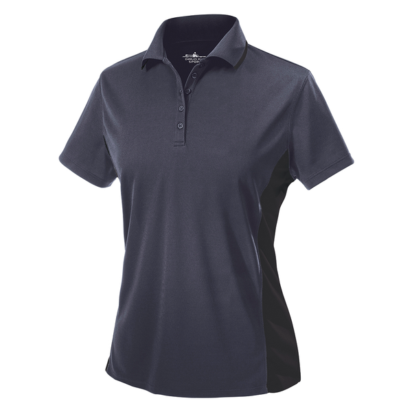 Charles River® Color Blocked Piqué Ladies' Wicking Polo