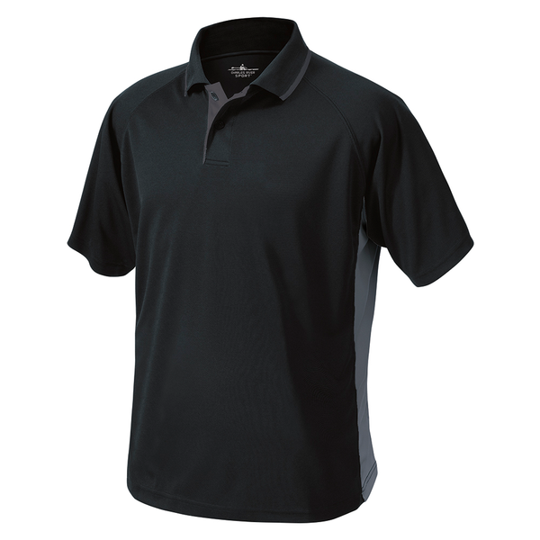 Charles River® Color Blocked Piqué Men's Wicking Polo