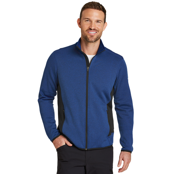 Eddie Bauer® Full-Zip Heather Stretch Fleece Men's Jacket