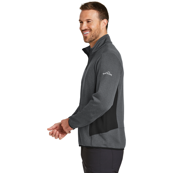 Eddie Bauer® Full-Zip Heather Stretch Fleece Men's Jacket