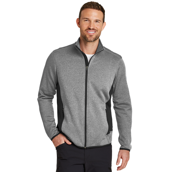Eddie Bauer® Full-Zip Heather Stretch Fleece Men's Jacket