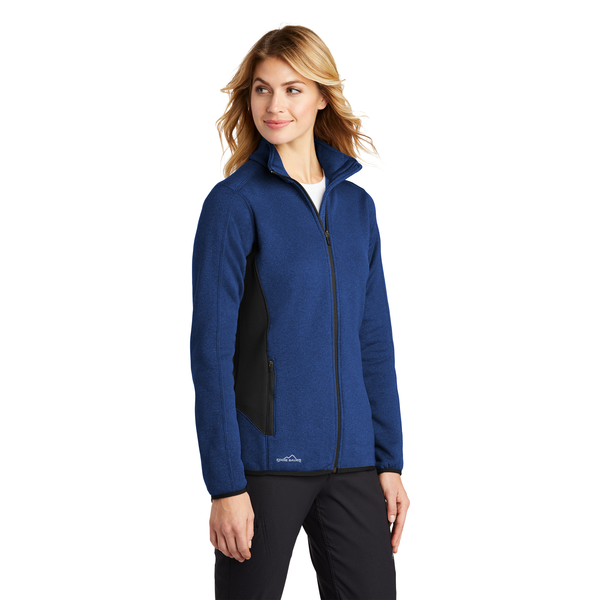 Eddie Bauer® Full-Zip Heather Stretch Fleece Ladies' Jacket