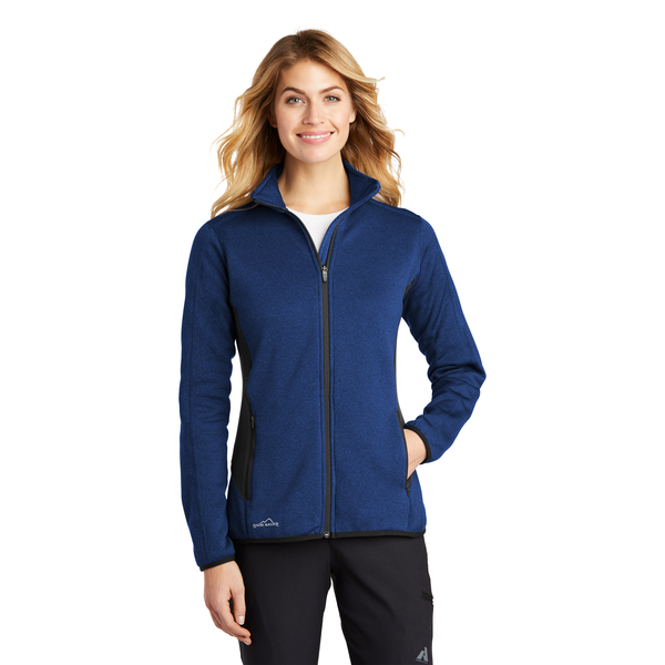 Eddie Bauer® Full-Zip Heather Stretch Fleece Ladies' Jacket