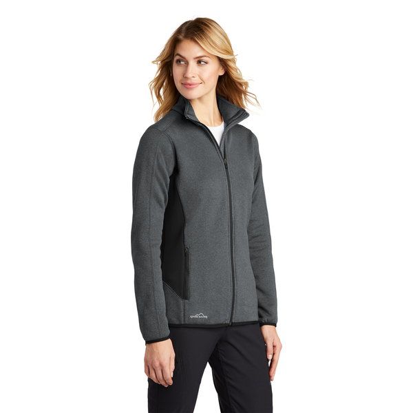 Eddie Bauer® Full-Zip Heather Stretch Fleece Ladies' Jacket