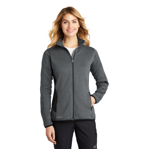Eddie Bauer® Full-Zip Heather Stretch Fleece Ladies' Jacket