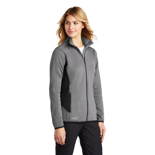 Eddie Bauer® Full-Zip Heather Stretch Fleece Ladies' Jacket