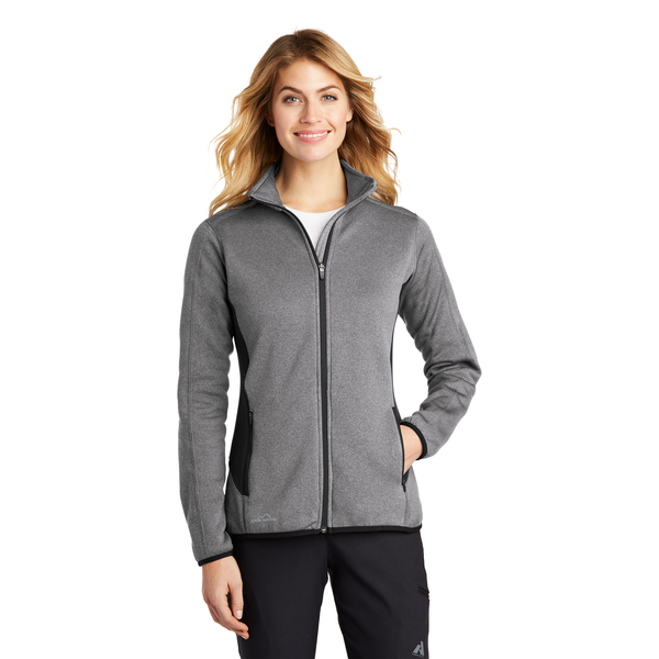 Eddie Bauer® Full-Zip Heather Stretch Fleece Ladies' Jacket