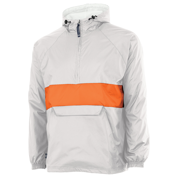 Charles River® Striped Rain & Wind Resistant Unisex Pullover