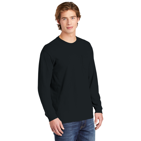 Comfort Colors® Heavyweight Ring Spun Long Sleeve Unisex Pocket Tee