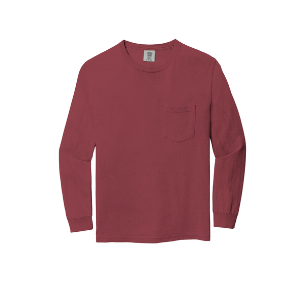 Comfort Colors® Heavyweight Ring Spun Long Sleeve Unisex Pocket Tee