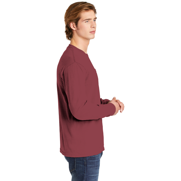 Comfort Colors® Heavyweight Ring Spun Long Sleeve Unisex Pocket Tee