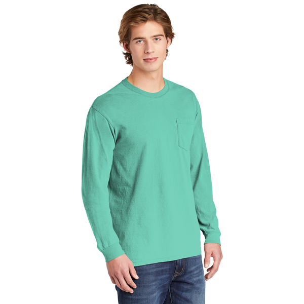 Comfort Colors® Heavyweight Ring Spun Long Sleeve Unisex Pocket Tee