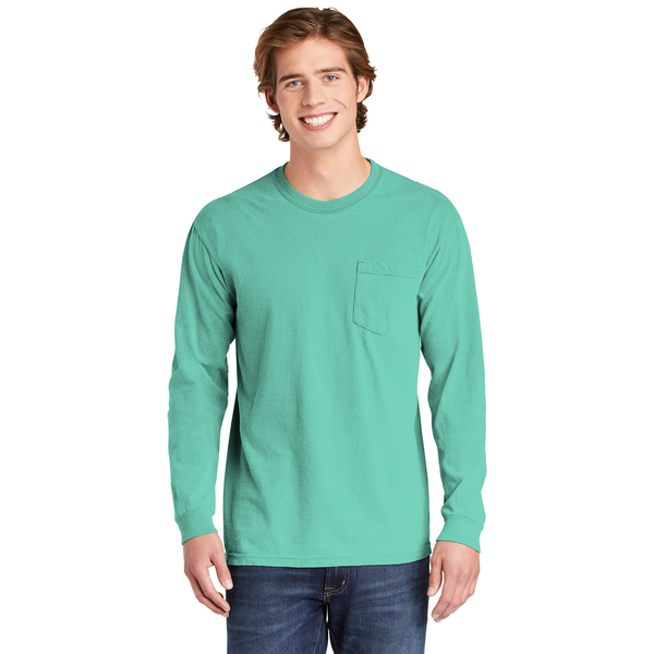 Comfort Colors® Heavyweight Ring Spun Long Sleeve Unisex Pocket Tee