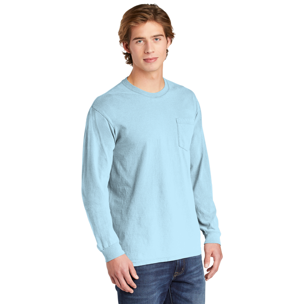 Comfort Colors® Heavyweight Ring Spun Long Sleeve Unisex Pocket Tee