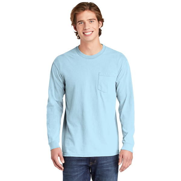 Comfort Colors® Heavyweight Ring Spun Long Sleeve Unisex Pocket Tee