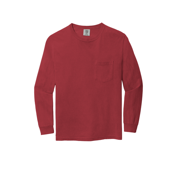 Comfort Colors® Heavyweight Ring Spun Long Sleeve Unisex Pocket Tee