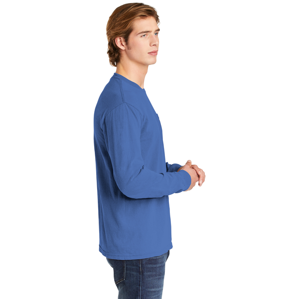 Comfort Colors® Heavyweight Ring Spun Long Sleeve Unisex Pocket Tee