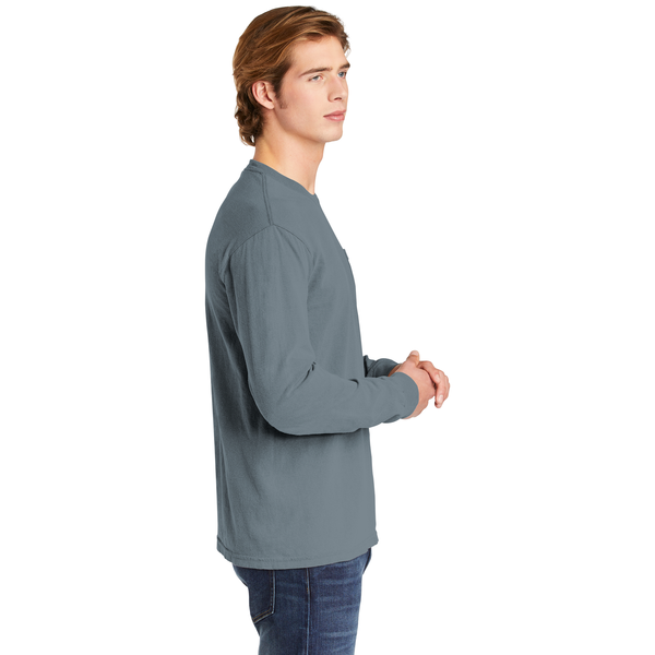 Comfort Colors® Heavyweight Ring Spun Long Sleeve Unisex Pocket Tee