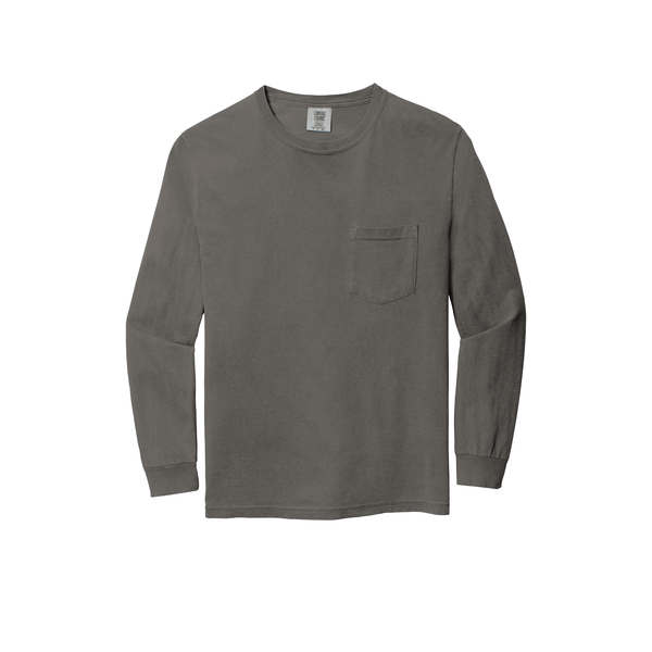 Comfort Colors® Heavyweight Ring Spun Long Sleeve Unisex Pocket Tee