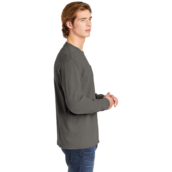 Comfort Colors® Heavyweight Ring Spun Long Sleeve Unisex Pocket Tee