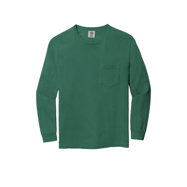 Comfort Colors® Heavyweight Ring Spun Long Sleeve Unisex Pocket Tee