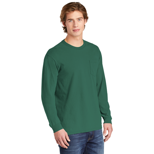 Comfort Colors® Heavyweight Ring Spun Long Sleeve Unisex Pocket Tee
