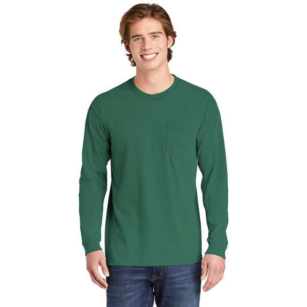Comfort Colors® Heavyweight Ring Spun Long Sleeve Unisex Pocket Tee