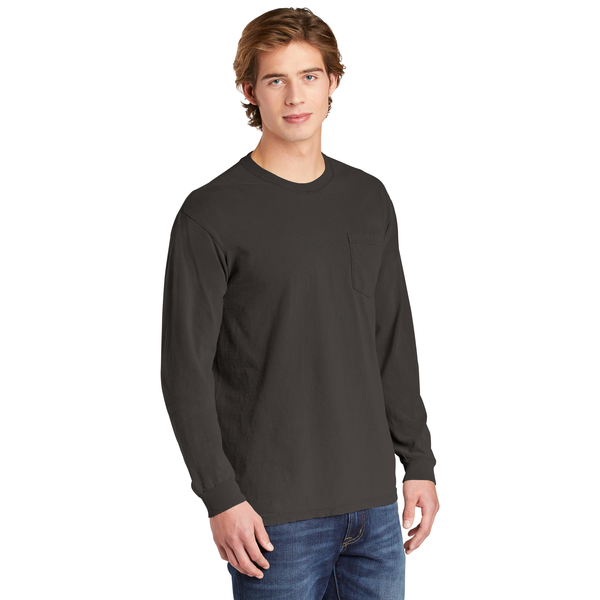 Comfort Colors® Heavyweight Ring Spun Long Sleeve Unisex Pocket Tee