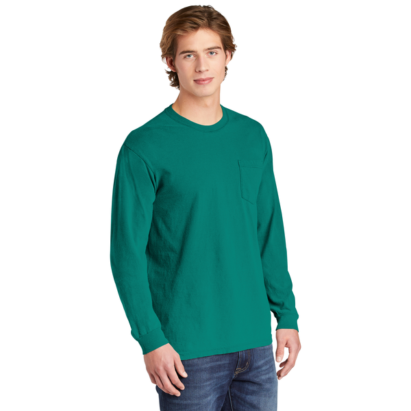 Comfort Colors® Heavyweight Ring Spun Long Sleeve Unisex Pocket Tee