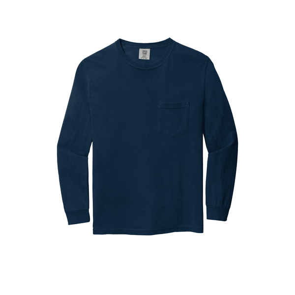 Comfort Colors® Heavyweight Ring Spun Long Sleeve Unisex Pocket Tee