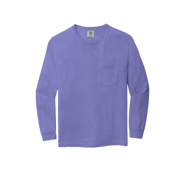 Comfort Colors® Heavyweight Ring Spun Long Sleeve Unisex Pocket Tee