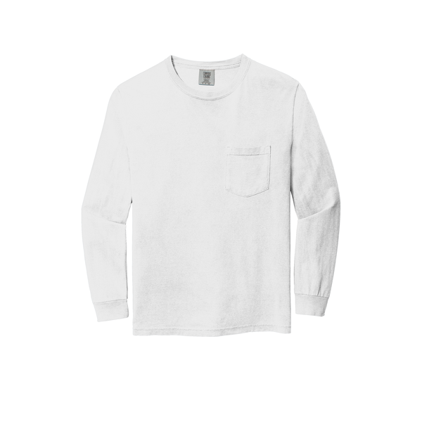 Comfort Colors® Heavyweight Ring Spun Long Sleeve Unisex Pocket Tee